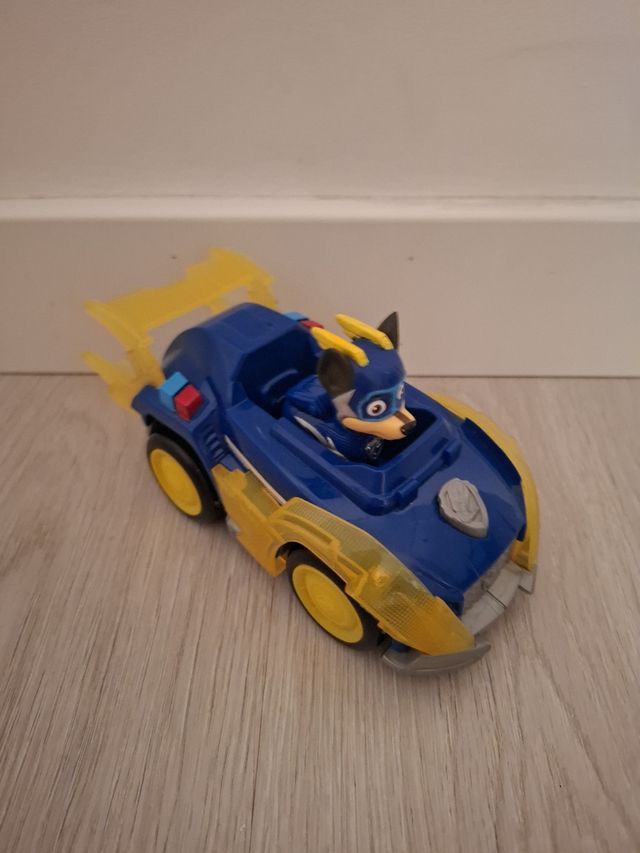 Vehículo Patrulla Canina Azul y Amarillo