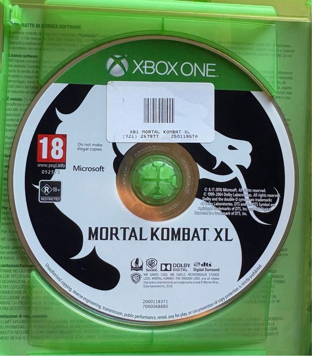 Mortal Kombat XL Xbox One