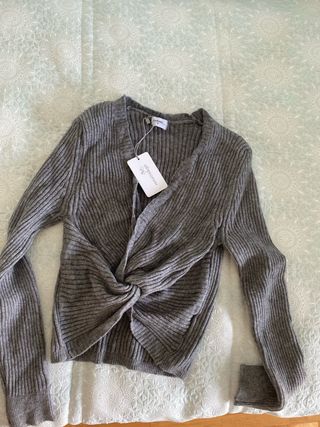 Jersey punto gris Renata Talla S