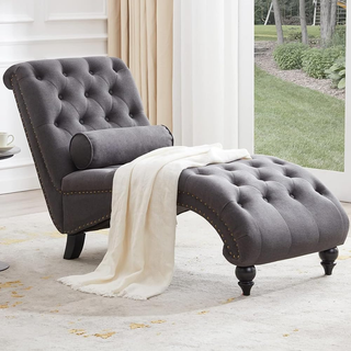 Poltrona Chaise Lounge in Tessuto Ergonomica, Sdra