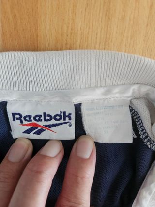 Polo Smanicato Reebok Blu