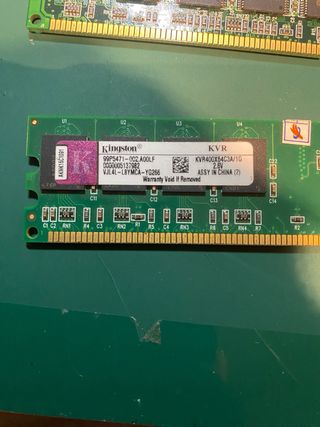 Memorias RAM DDR y DDR2