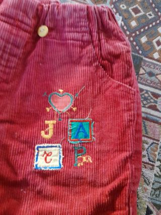 Pantaloni bimbi in velluto