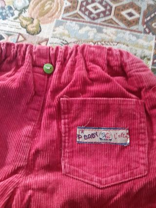 Pantaloni bimbi in velluto