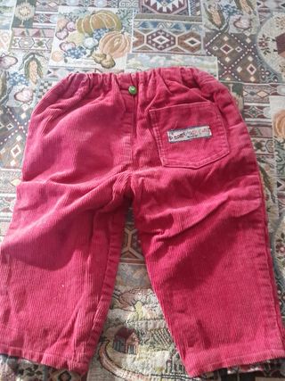 Pantaloni bimbi in velluto