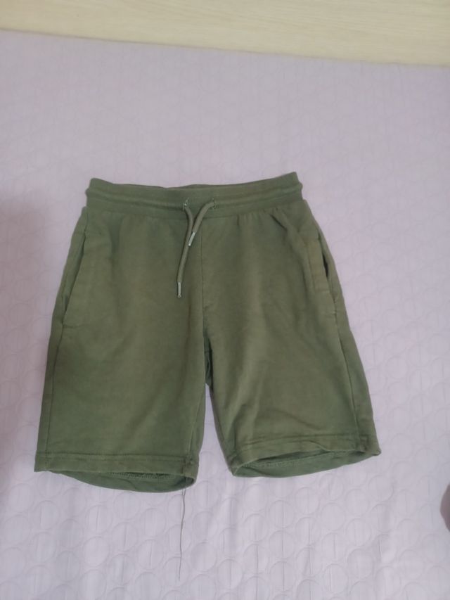 Bermudas niño verde  10 años 146/152 cm
