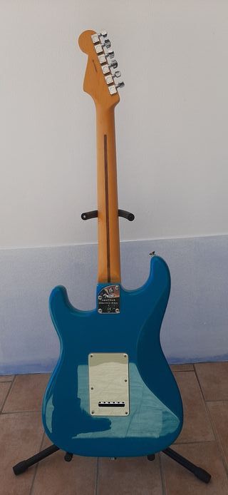Fender American Pro II Faded Blue Burst, modificado