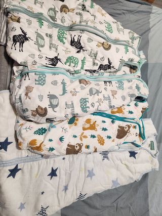 4 Sacos Dormir Bebé Invierno 0-6 Meses
