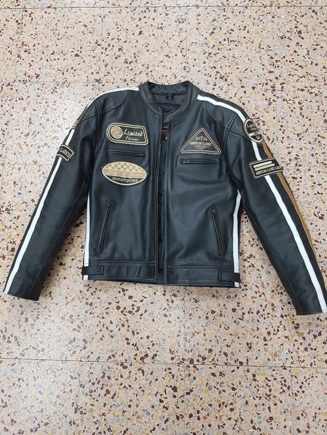 Giacca da moto in pelle