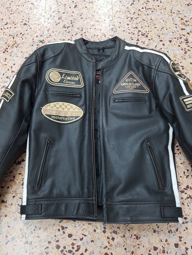 Giacca da moto in pelle