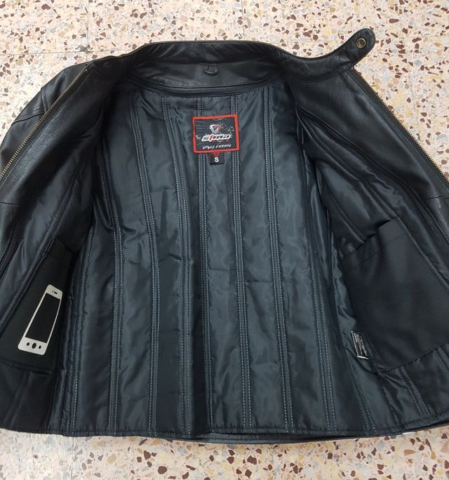 Giacca da moto in pelle