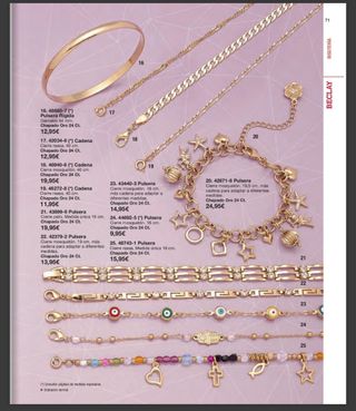 CADENAS Y CORDONES DORADOS. DESDE 2€