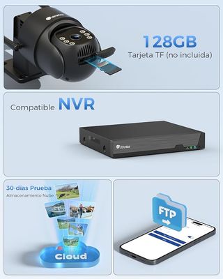 Ctronics Cámara Vigilancia 4G LTE con SIM