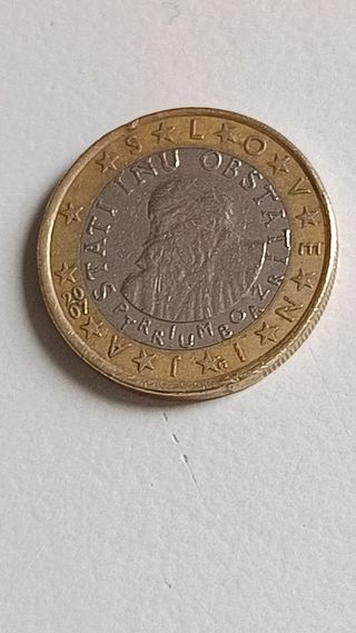 Moneda 1 Euro Eslovenia 2007