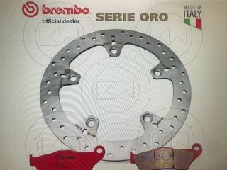 Disco y pastillas freno Brembo Serie Oro