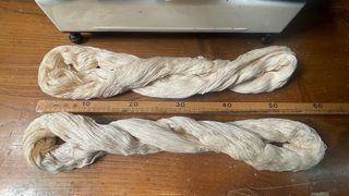 Madeja 240gr Perlé N* 5 Algodón Natural.