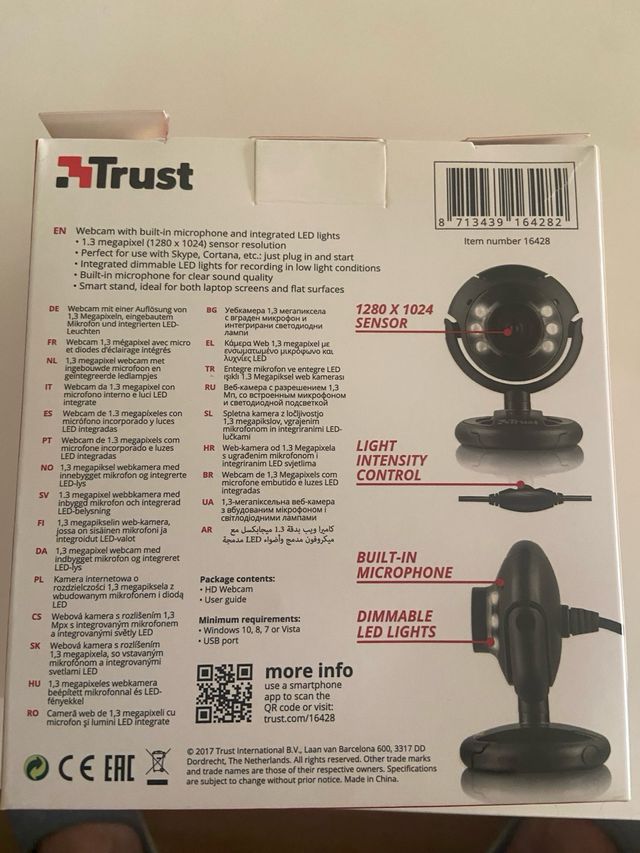 Webcam Trust Spotlight Pro con LED