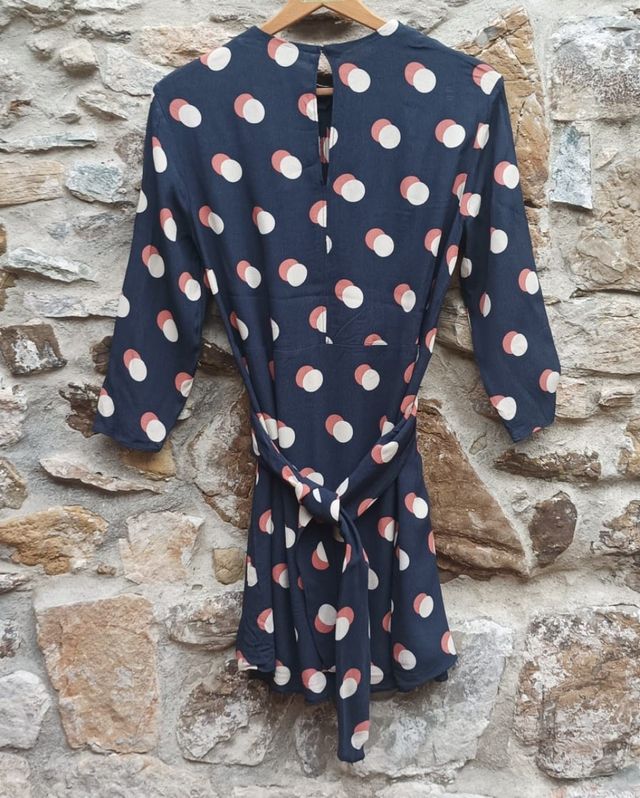 Vestido Mango Talla S Lunares