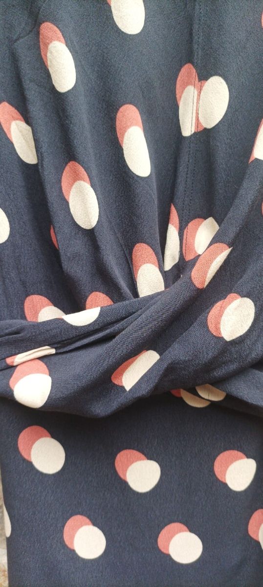 Vestido Mango Talla S Lunares