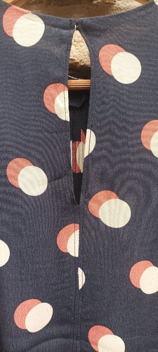 Vestido Mango Talla S Lunares