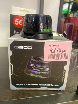 Altavoz Magnético G200 Portátil LED