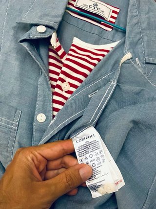 Camisa Cortefiel Azul