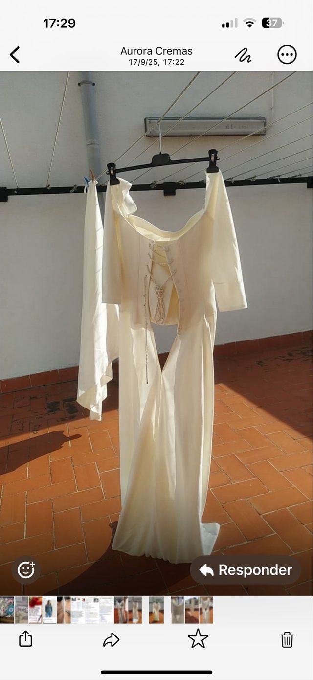 Vestido de Novia Cymbeline Blanco. talla paris 40