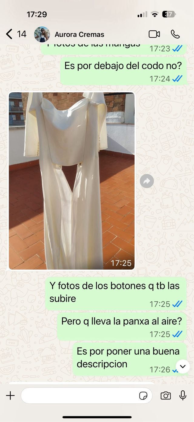 Vestido de Novia Cymbeline Blanco. talla paris 40