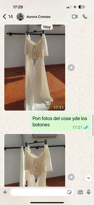 Vestido de Novia Cymbeline Blanco. talla paris 40 