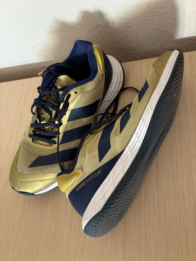 Zapatillas Adidas Adizero Fastcourt Oro/Azul