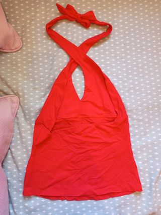 Top Bershka Rojo Talla M