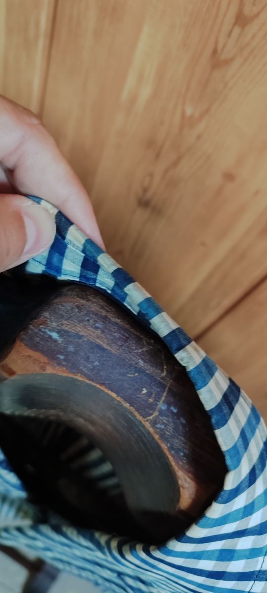 AMERICANA CUADRO VICHY AZUL PURIFICACIÓN GARCÍA 