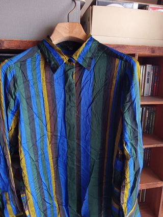Camicia satinata - Massimo Dutti