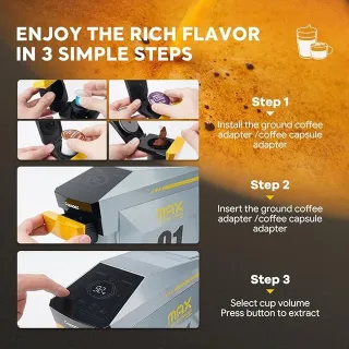 NUEVA Cafetera BENFUCHEN 4 en 1 Espresso 