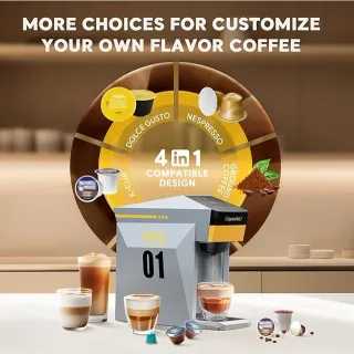 NUEVA Cafetera BENFUCHEN 4 en 1 Espresso 