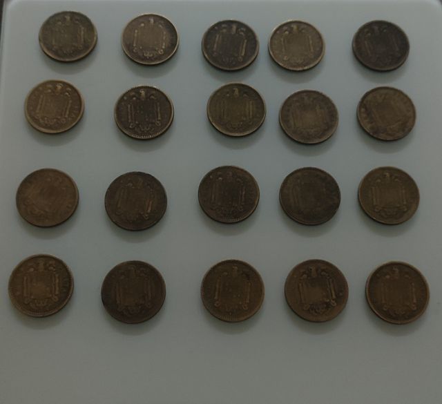Lote 3 lote de monedas de 1 peseta