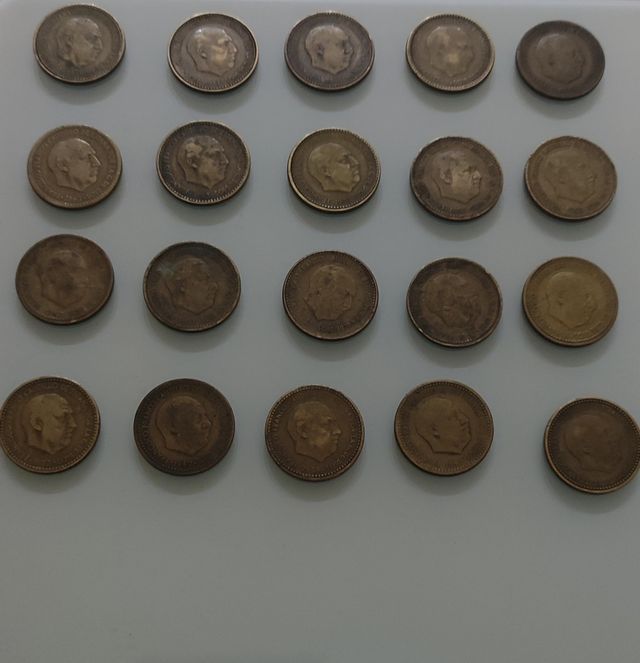 Lote 3 lote de monedas de 1 peseta