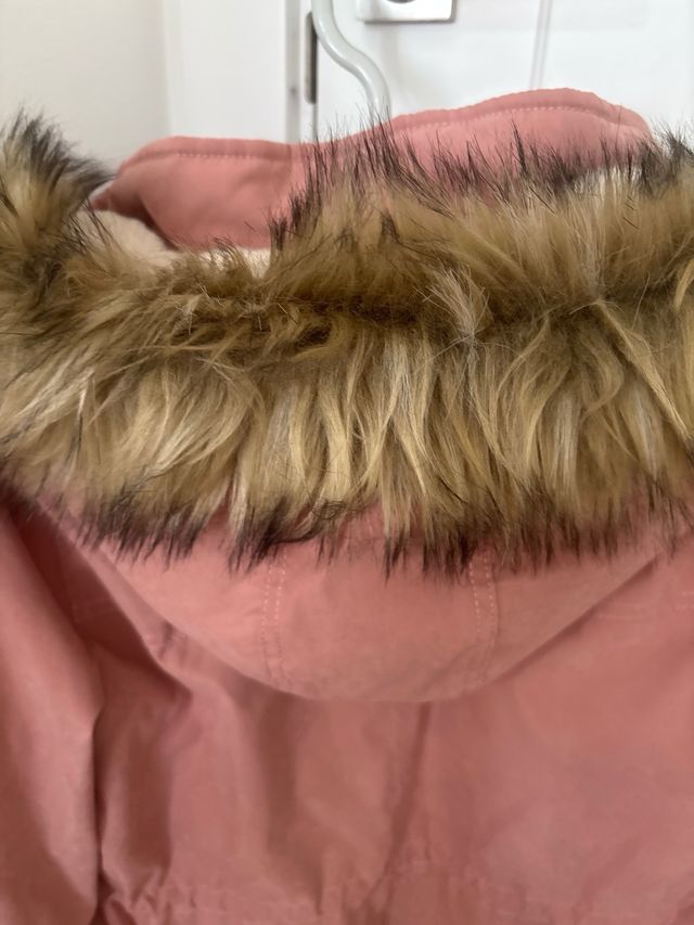 Abrigo niña Abercrombie Kids rosa talla 11/12 años