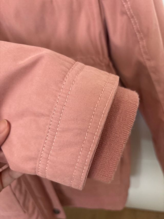 Abrigo niña Abercrombie Kids rosa talla 11/12 años