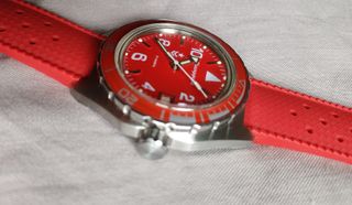 Reloj Vostok Komandirskie Rojo y Plateado