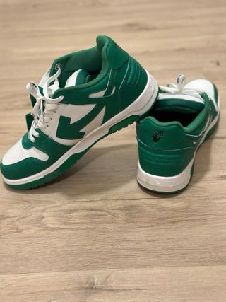 Zapatillas Off-White Verdes y Blancas
