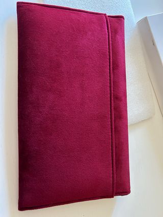 Bolso de mano Swarovski burdeos 