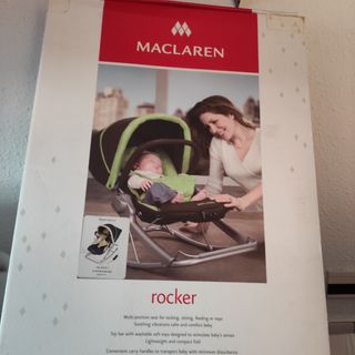 Mecedora Maclaren Rocker Black/Champagne