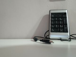 Teclado Numérico USB Plata y Negro