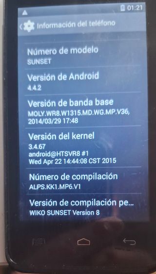 Teléfono Móvil Wiko Negro Multicolor