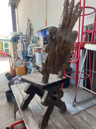 Silla antigua estilo Renacimiento