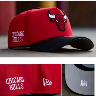 Gorra Chicago Bulls New Era Roja y Negra