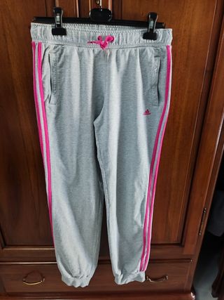 Pantaloni Adidas Donna Grigio Taglia M