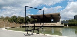 Bicicleta promocional cuadrada única