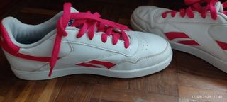 Zapatillas Reebok Blancas y Rosas